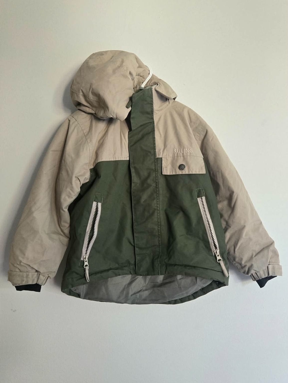 Kuling Kids Two-Tone Hooded Winter Jacket